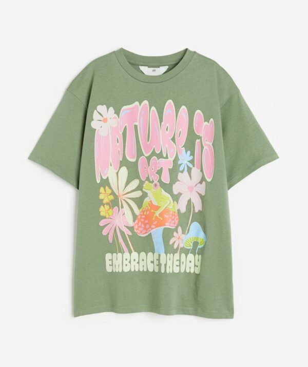 Kız Çocuk Baskılı T-Shirt