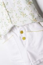 Kız Bebek Çiçek Desenli Takım - Görsel 2