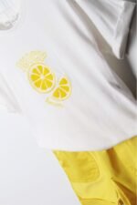 Kız Bebek Limon Desenli Takım - Görsel 3