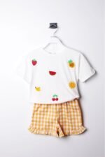 Kız Bebek Meyve Baskılı Takım