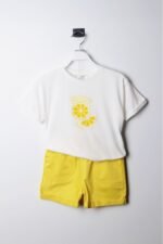 Kız Bebek Limon Desenli Takım