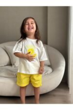 Kız Bebek Limon Desenli Takım - Görsel 5