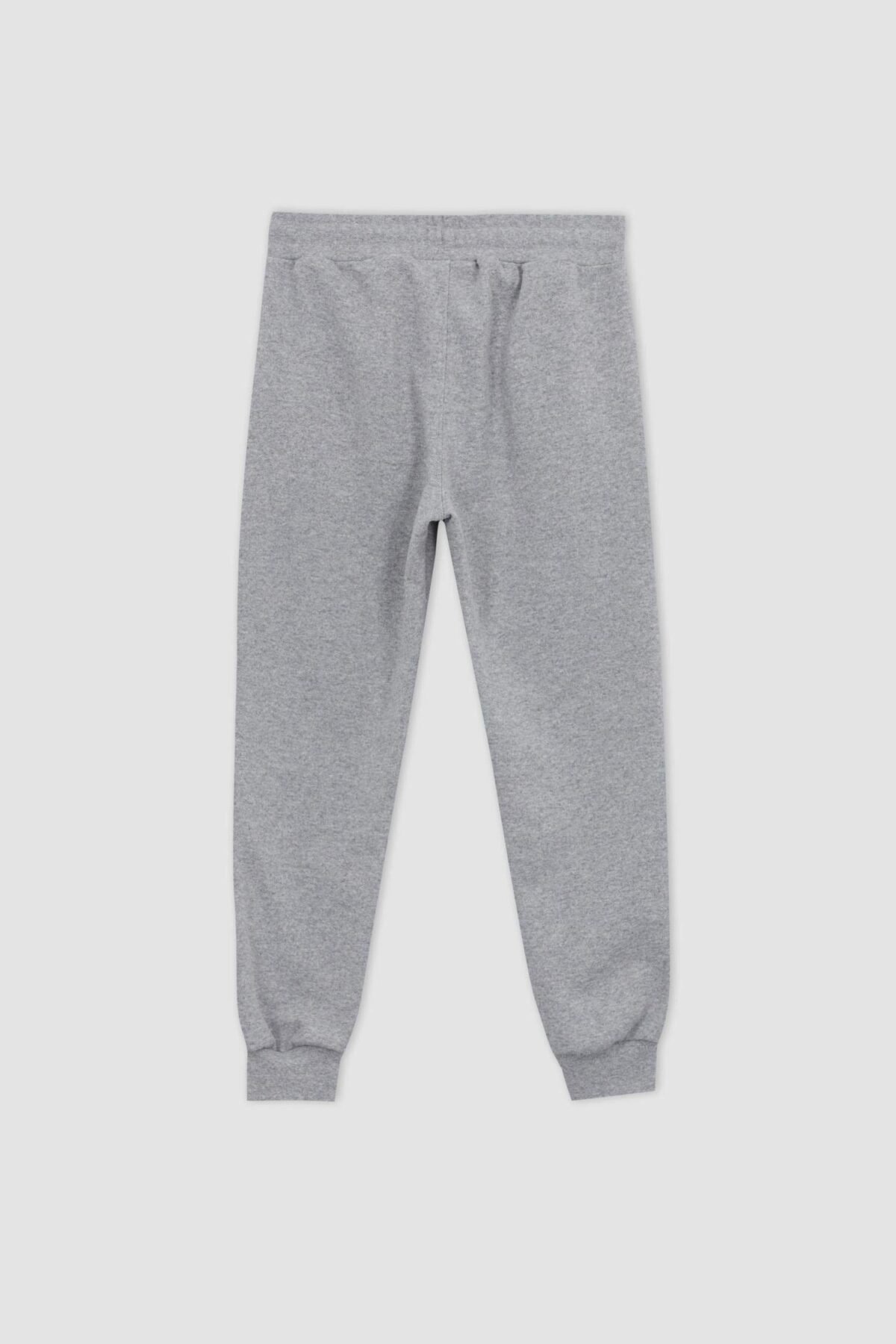 Unisex Çocuk Basic Gri Eşofman - Görsel 4