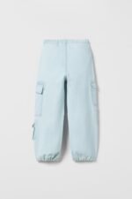 Kız Çocuk Denim Kargo Pantolon - Görsel 3