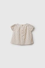 Kız Bebek Çiçek Desenli Gömlek - Görsel 2