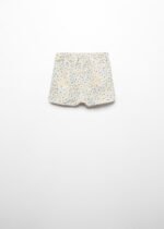 Kız Çocuk Çiçek Desenli Şort - Görsel 3