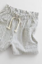 Kız Çocuk Çizgili Şort - Görsel 2