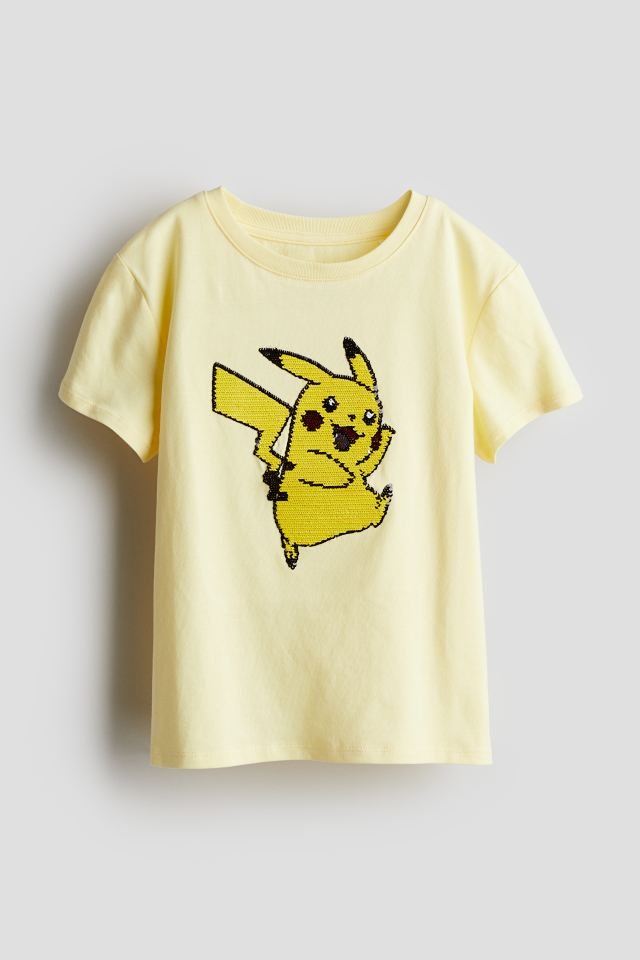 4269003683 Unisex Çift Yönlü Pullu T-Shirt - Görsel 1