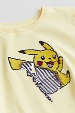 Unisex Çift Yönlü Pullu T-Shirt - Görsel 2
