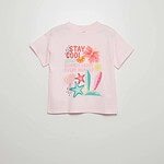 Kız Çocuk Baskılı Oversize T-Shirt