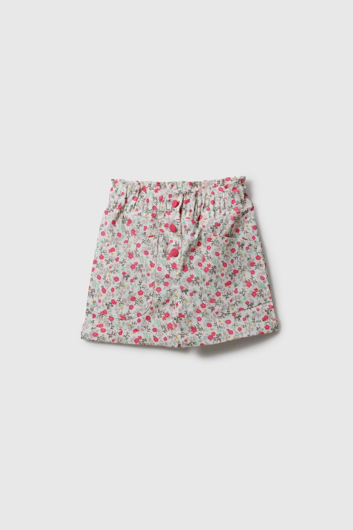 4269003331 Kız Bebek Çiçek Desenli Şort - Görsel 1