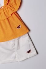 Kız Bebek Meyve Desenli Şortlu Takım - Görsel 2