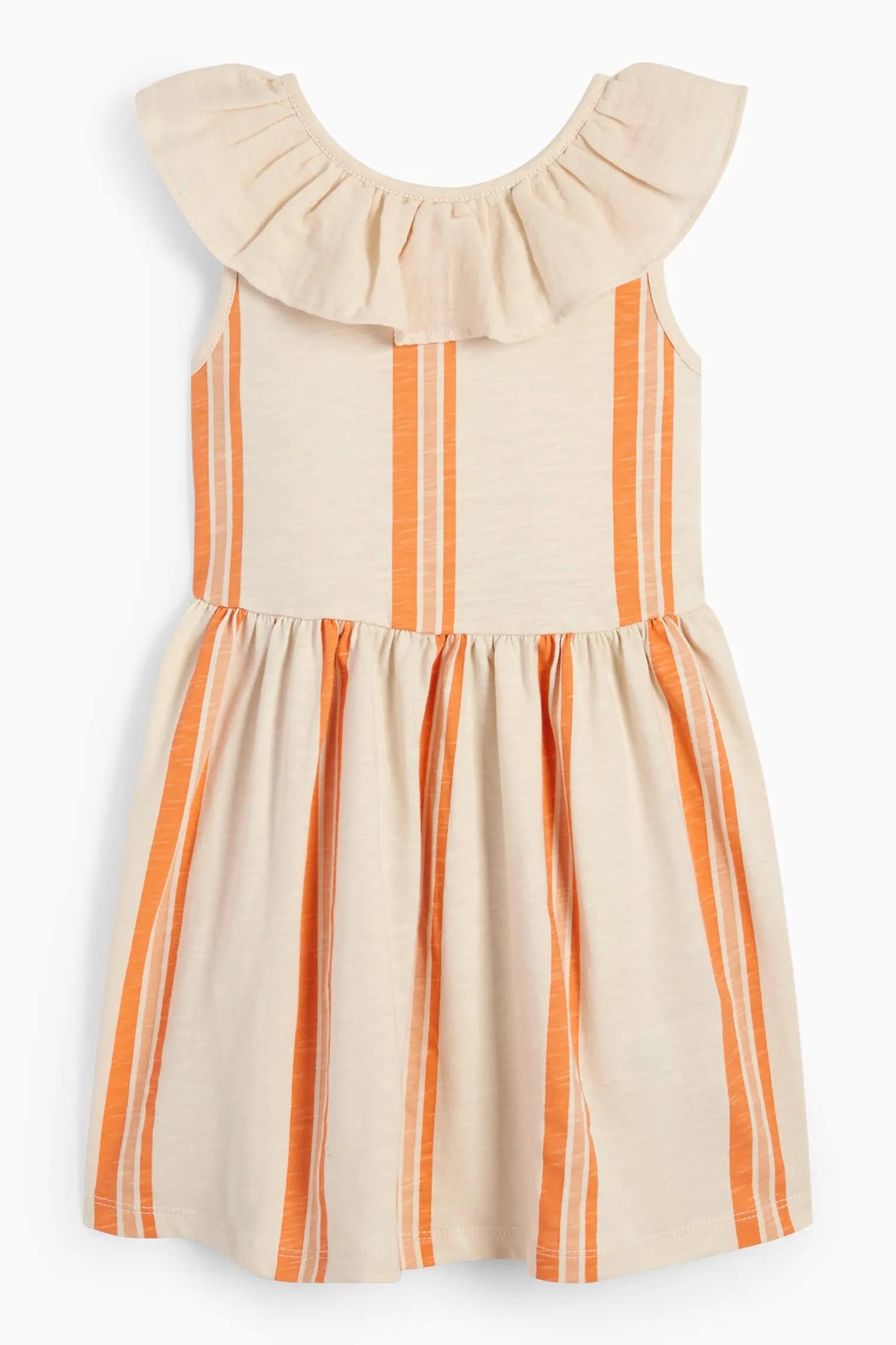 Kız Çocuk Sırtı Fiyonk Detaylı Elbise