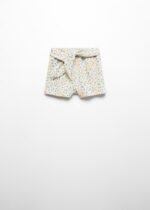 Kız Çocuk Çiçek Desenli Şort