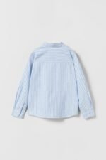 Erkek Çocuk Oversize Katlanabilir Kol Gömlek - Görsel 5