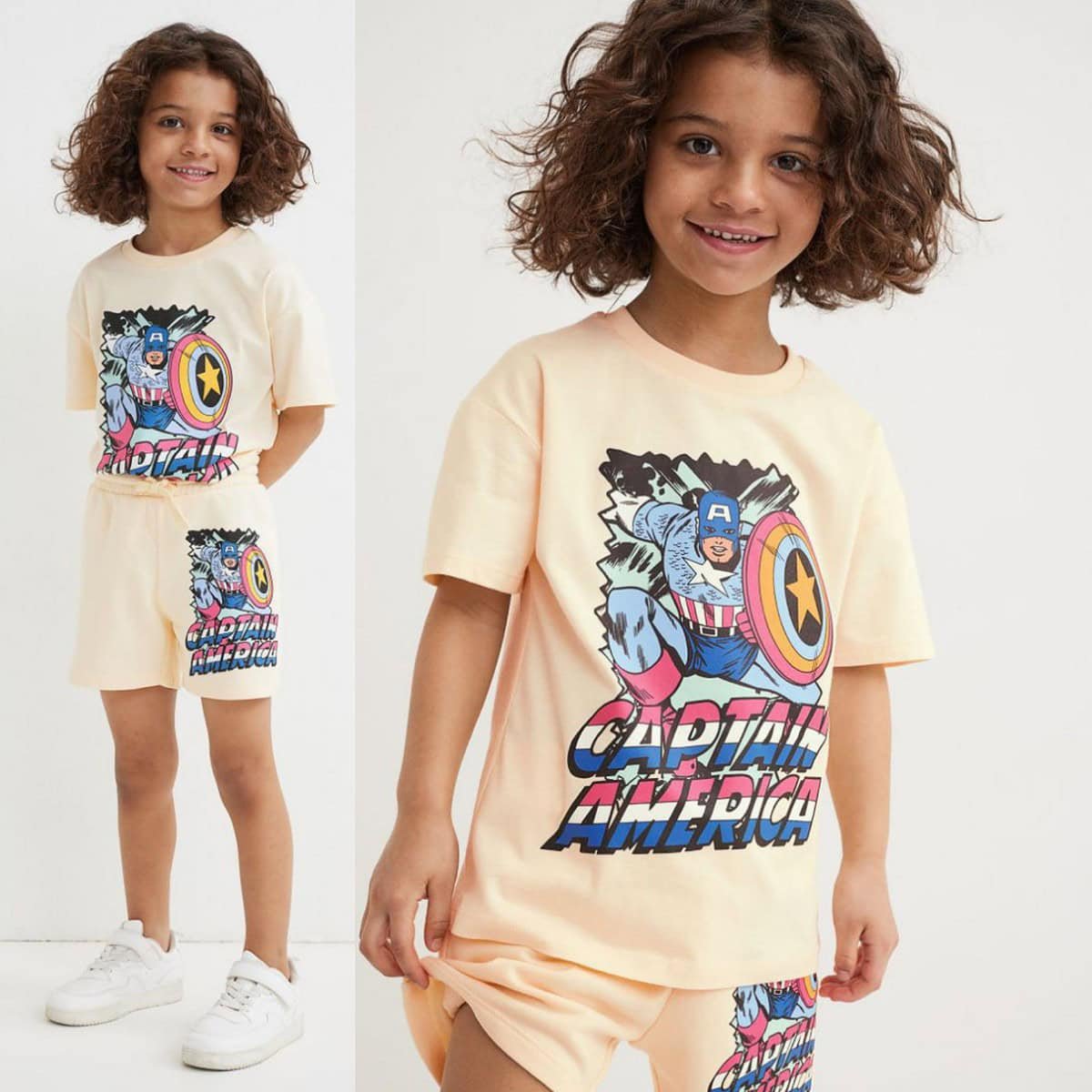 Erkek Çocuk Baskılı Şortlu Takım - Görsel 2