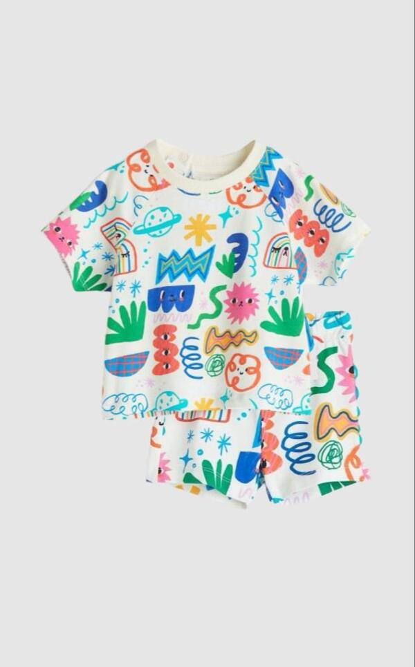 4269003444 Kız Bebek Pijama Takımı - Görsel 1