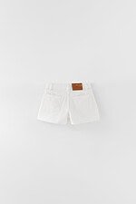 Kız Çocuk Düğmeli Denim Şort Etek - Görsel 2