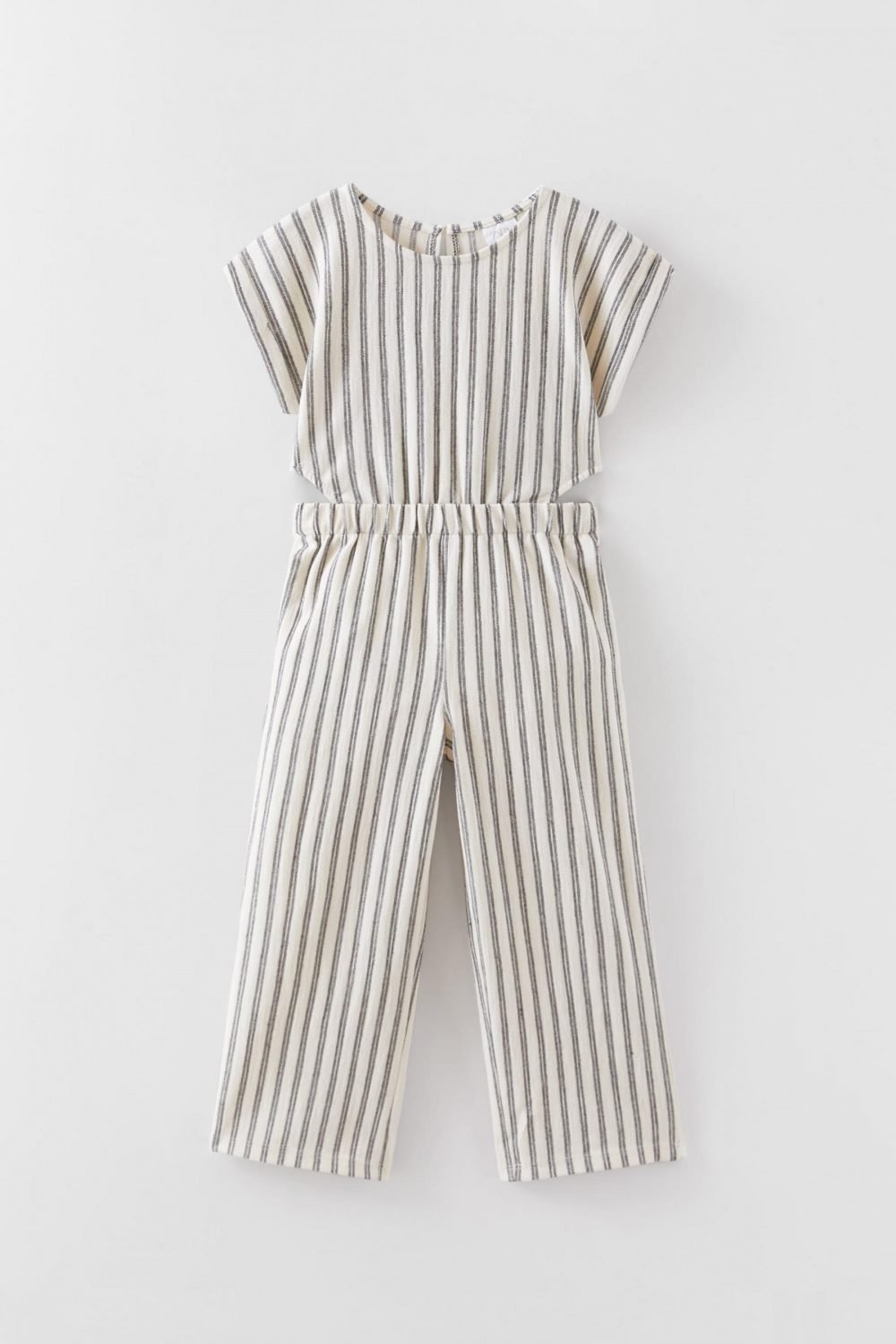 Kız Çocuk Çizgili Tulum