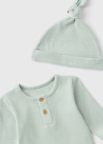 Unisex Bebek Şapkalı Tulum - Görsel 2