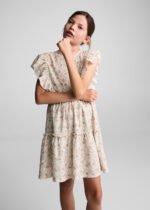 Kız Çocuk Fırfırlı Elbise - Görsel 5