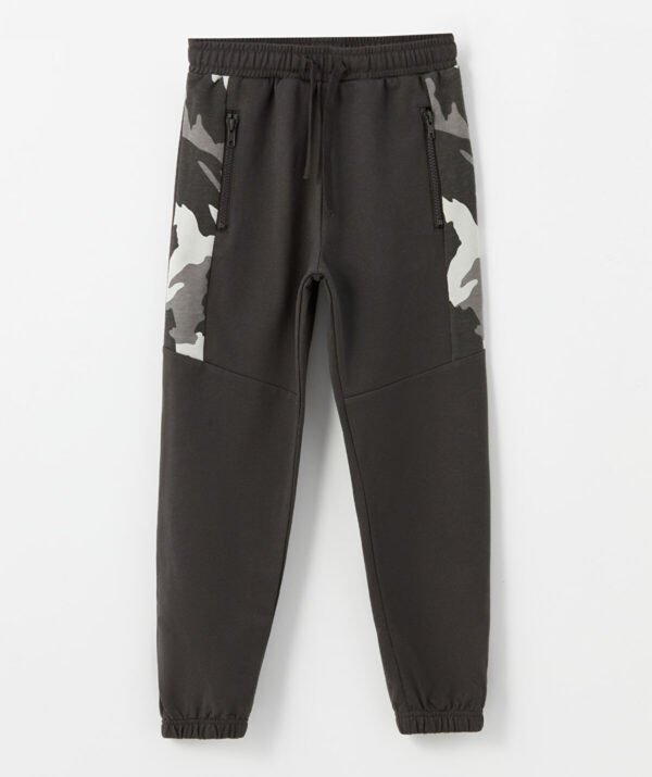 Erkek Çocuk Kamuflaj Baskılı Eşofman