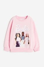 Kız Çocuk Pullu Baskılı Sweatshirt