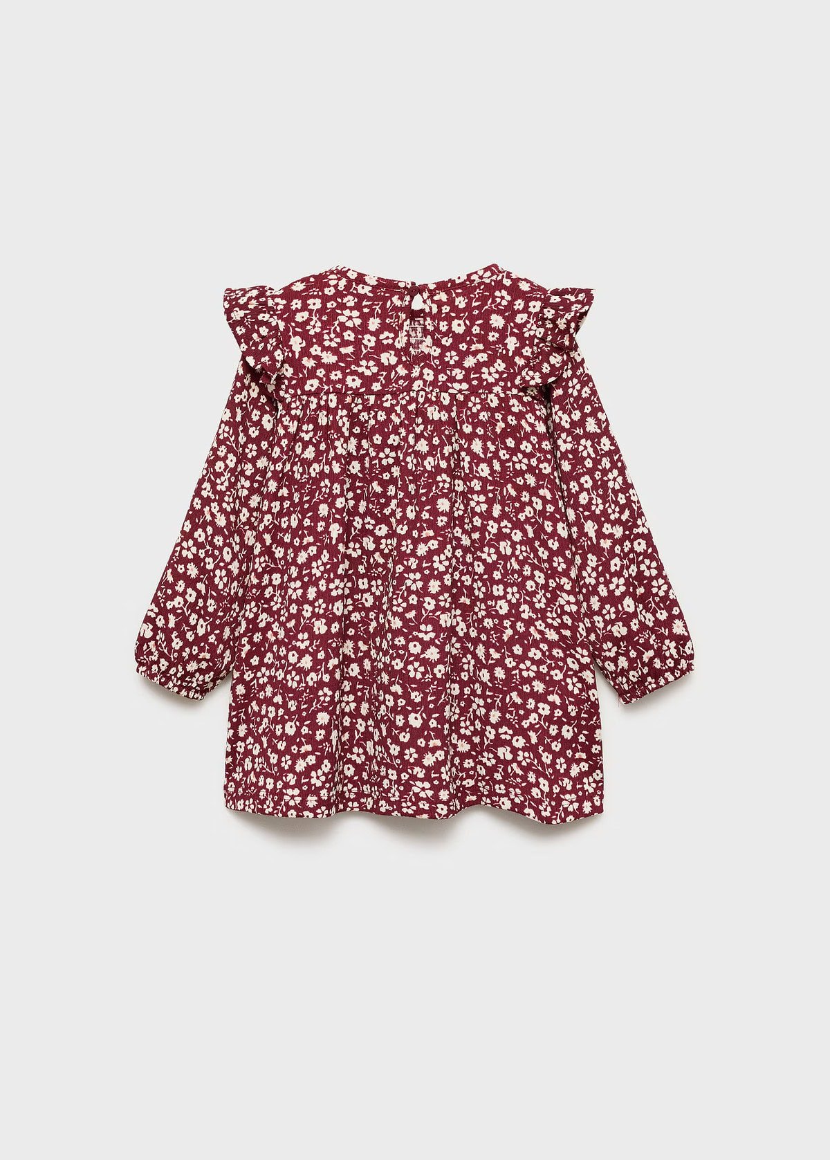 Kız Bebek Çiçekli Elbise - Görsel 6