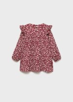 Kız Bebek Çiçekli Elbise - Görsel 6