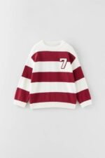 Erkek Çocuk Çizgili Kazak