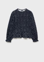 Kız Çocuk Çiçekli Bluz