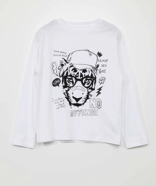 Erkek Çocuk İnce Uzun Kollu T-Shirt