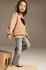Kız Çocuk Çift Yönlü Pullu Sweatshirt - Görsel 4