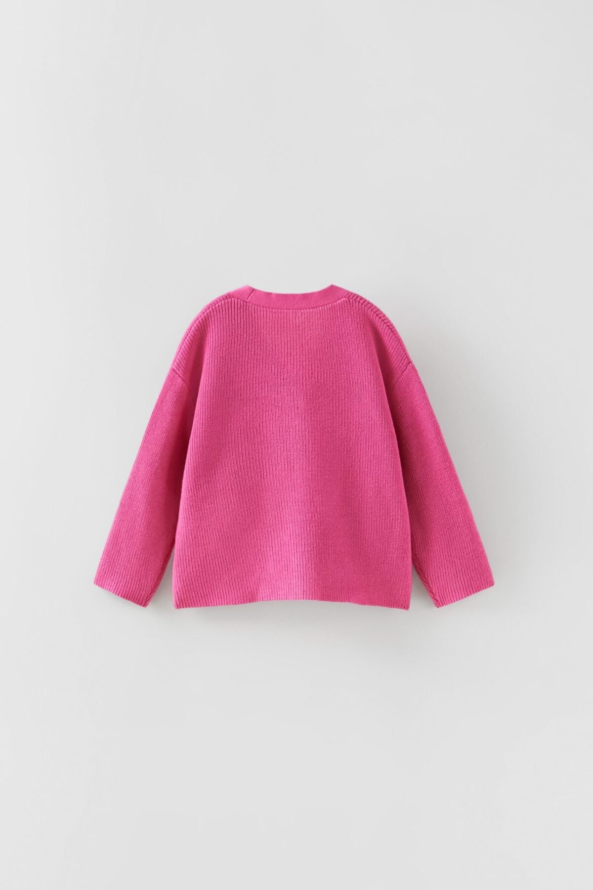 Kız Bebek Örme Hırka - Görsel 3