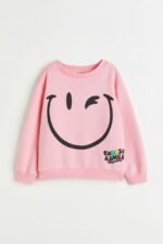 Kız Çocuk Baskılı Sweatshirt