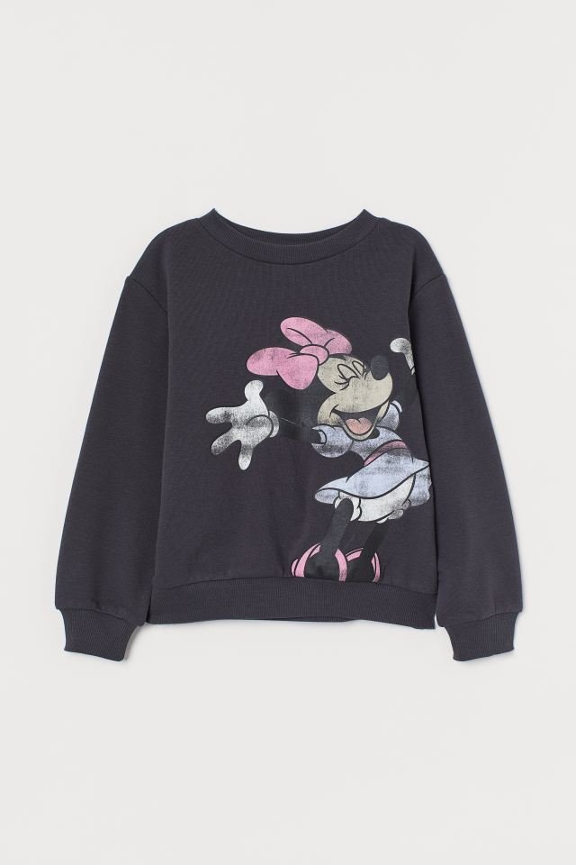 Kız Çocuk Baskılı Sweatshirt