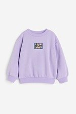 Kız Çocuk Nakışlı Sloganlı Sweatshirt