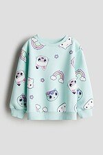 Kız Çocuk Baskılı Sweatshirt