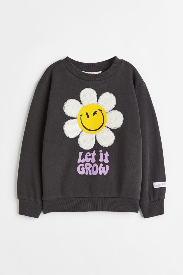 Kız Bebek Baskılı Sweatshirt