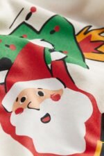Erkek Çocuk Noel Baba Baskılı Sweatshirt - Görsel 2