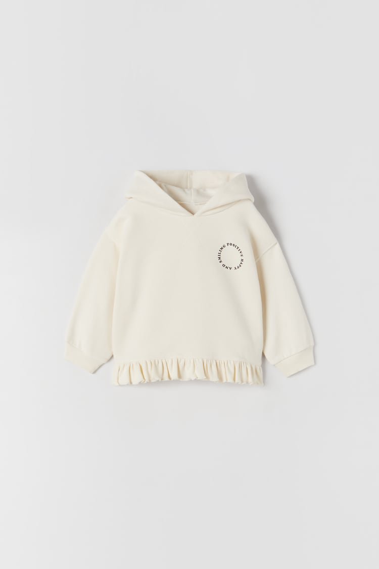 Kız Bebek Kapüşonlu Sweatshirt