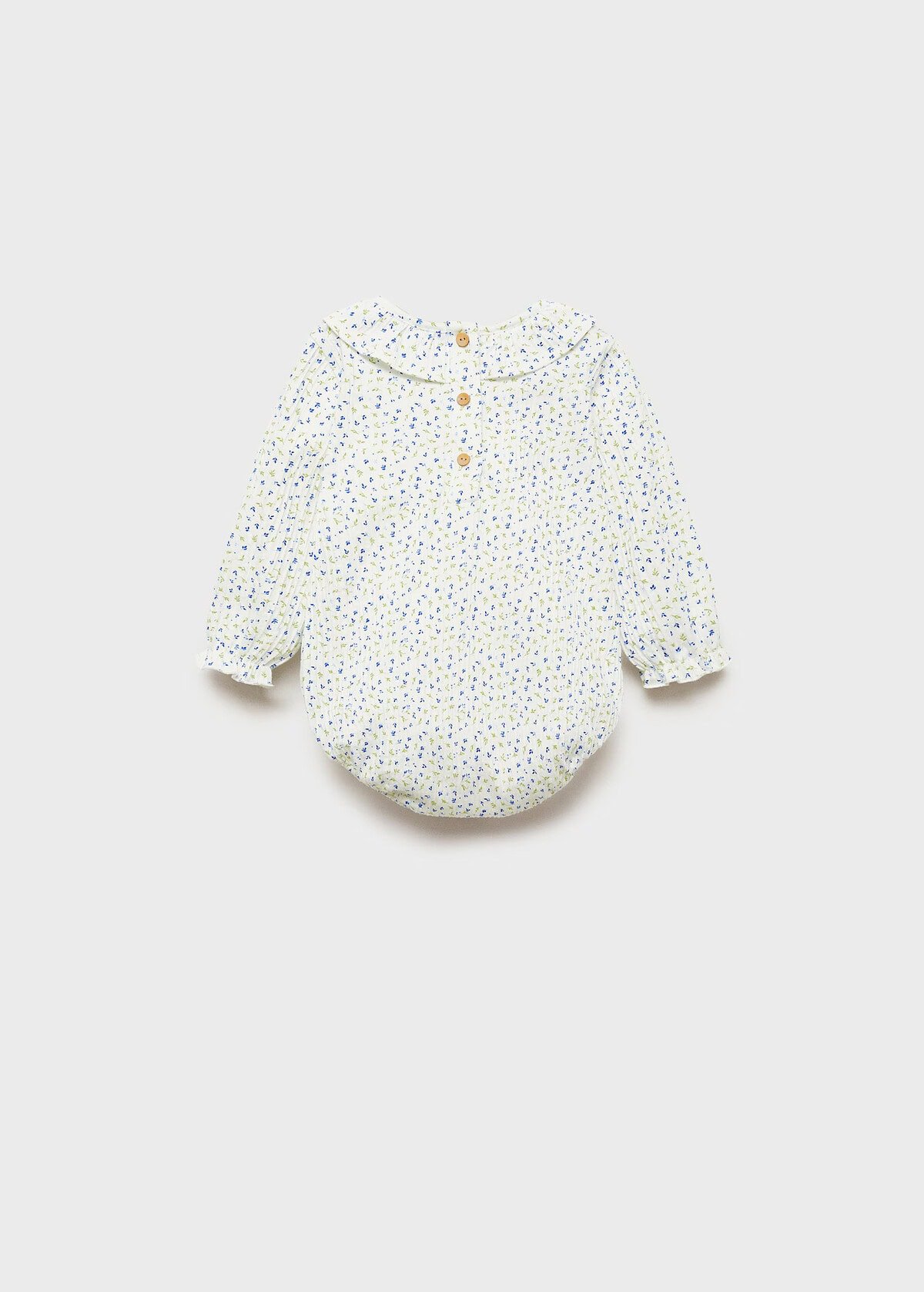Kız Bebek Çiçekli Çıtçıtlı Body - Görsel 4