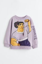 Kız Çocuk Baskılı Sweatshirt