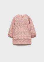 Kız Bebek Çiçekli Elbise - Görsel 4