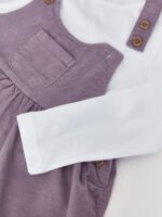 Kız Bebek Uzun Kollu Badili Elbise - Görsel 4