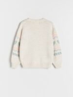 Kız Çocuk Desenli Kazak - Görsel 3