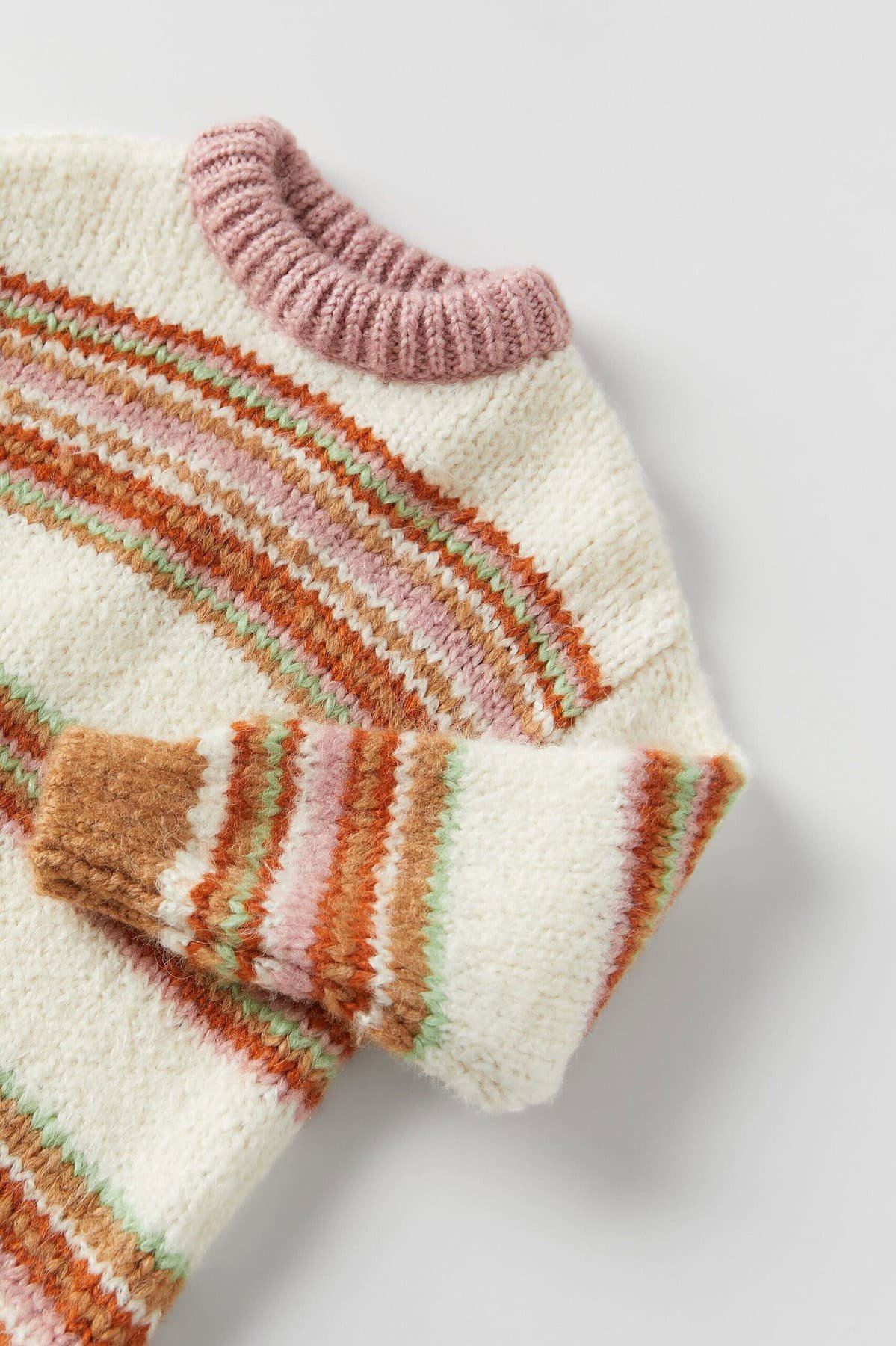 Kız Bebek Çok Renkli Kazak - Görsel 2