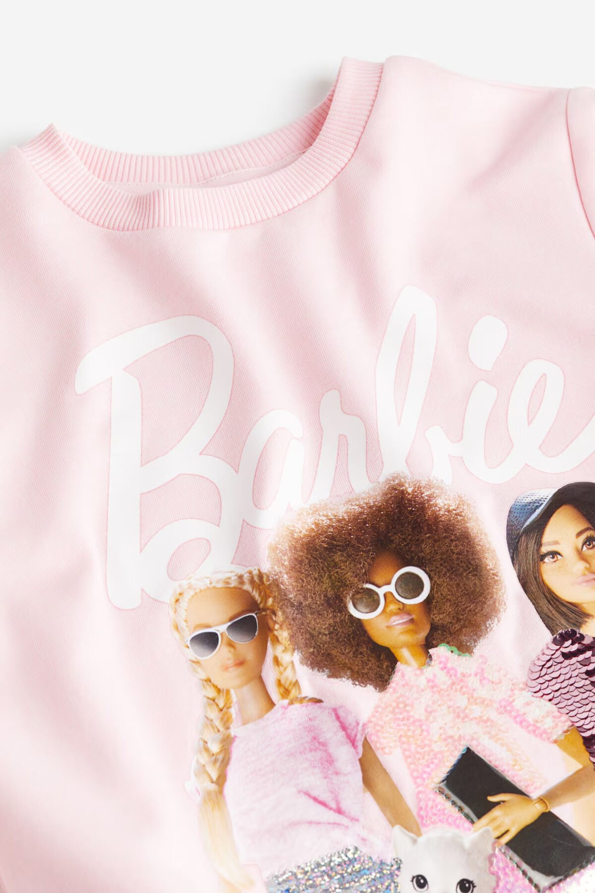 Kız Çocuk Baskılı Sweatshirt - Görsel 2