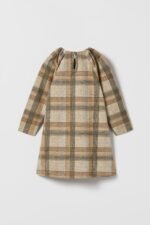 Kız Çocuk Ekoseli Elbise - Görsel 3