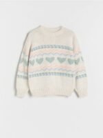 Kız Çocuk Desenli Kazak